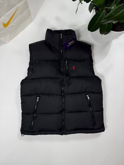 Uomo Ralph Lauren Gilet Nero 40