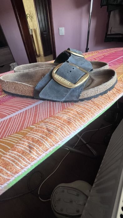 Donna Birkenstock Pantofole Nere 39