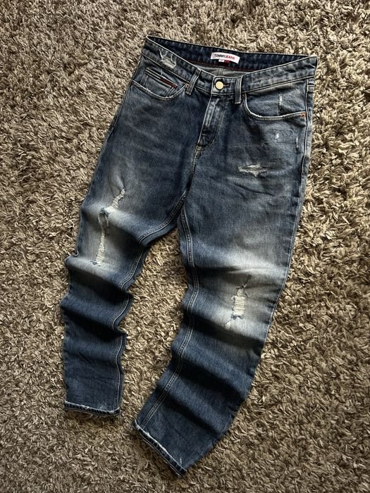 Мужской Tommy Jeans Джинсы Тёмно-синий Джинс 31/34