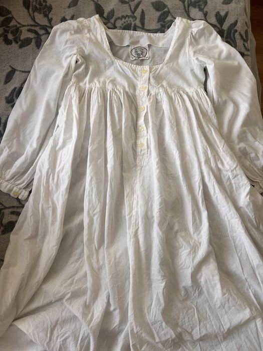 Женская Laura Ashley Ночная сорочка Белая Бавовна