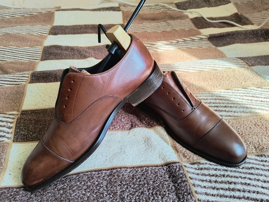 Herren J.Lindeberg Absätze Braun Leder 42