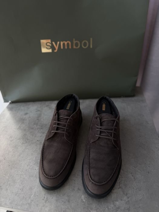 Uomo Canali Stivali Marrone Camoscio 43