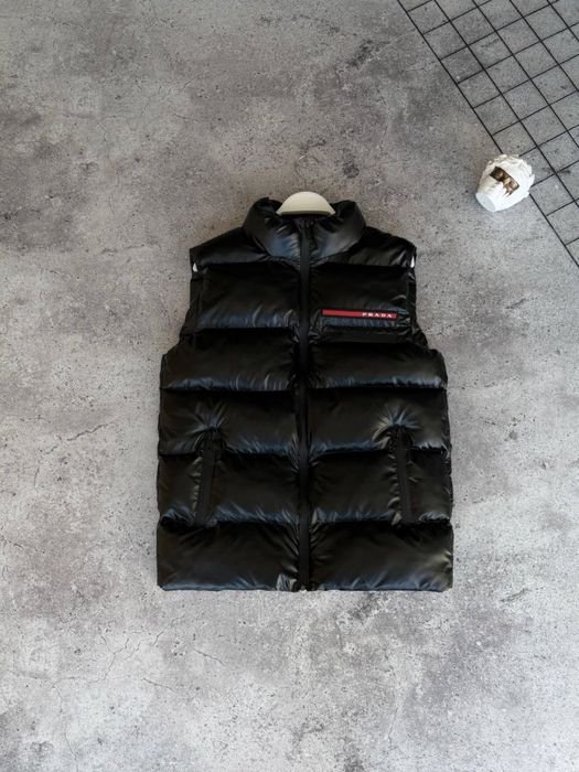 Homme Prada Gilet Noir Autre