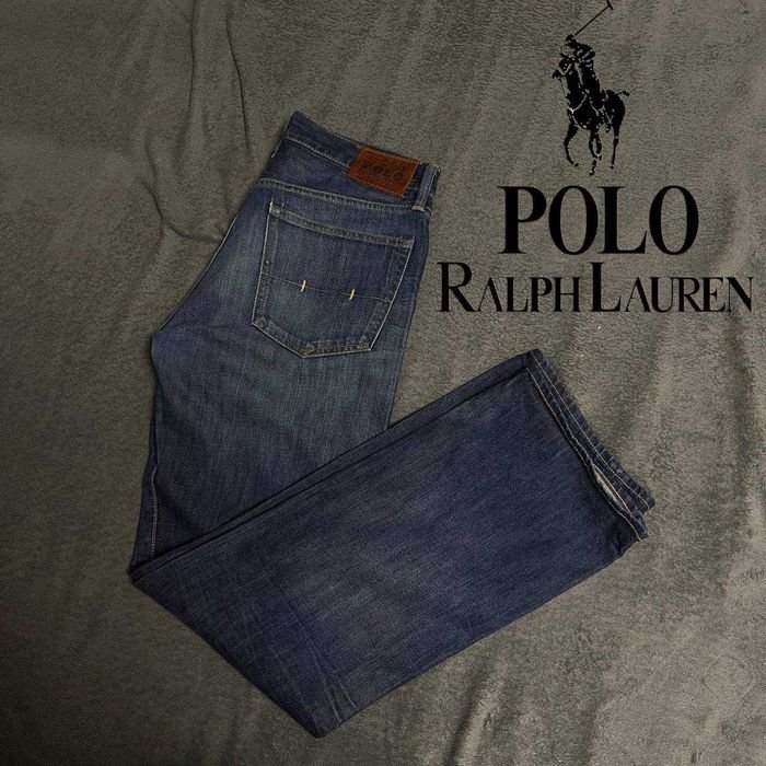 Мужской Ralph Lauren Джинсы Тёмно-синие Джинс 32