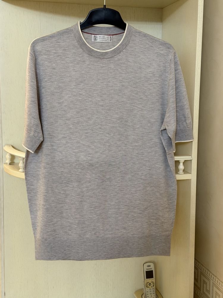 Men Brunello Cucinelli T-Shirt Grey