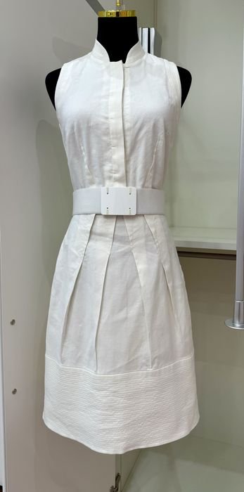 Damen Rene Lezard Kleid Weiß 34
