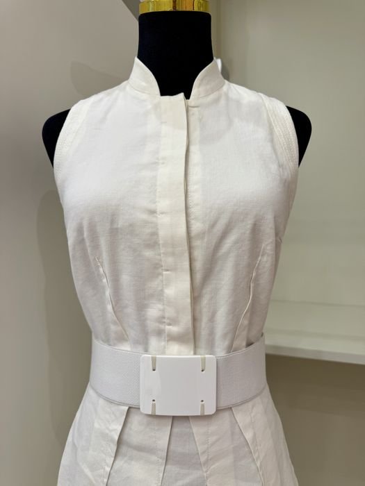 Damen Rene Lezard Kleid Weiß 34