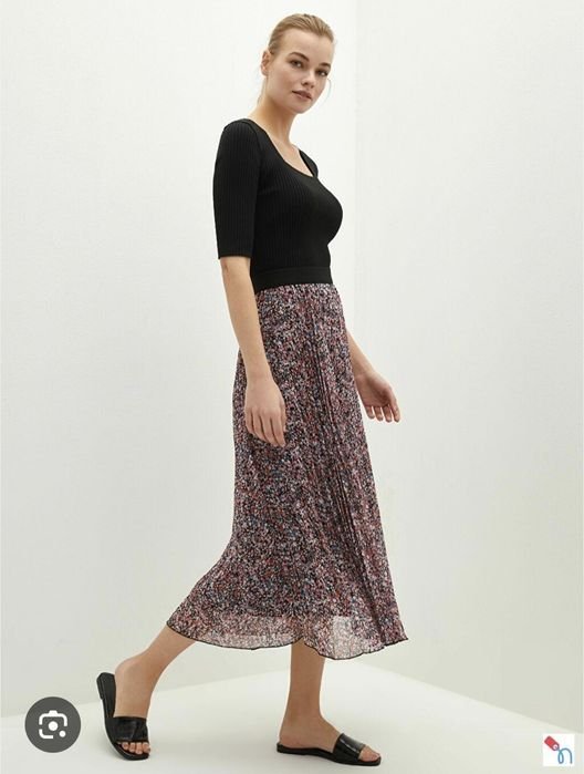 Женская Rene Lezard Юбка Летняя Шелк 38