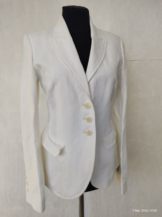 Женский Jigsaw Пиджак Белый Льон М