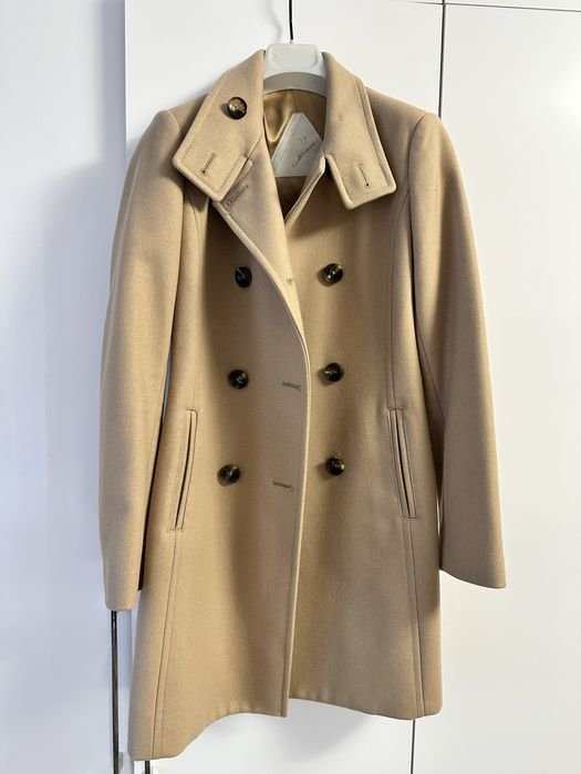 Женское Montecore Пальто Бежевый Шерсть Другой