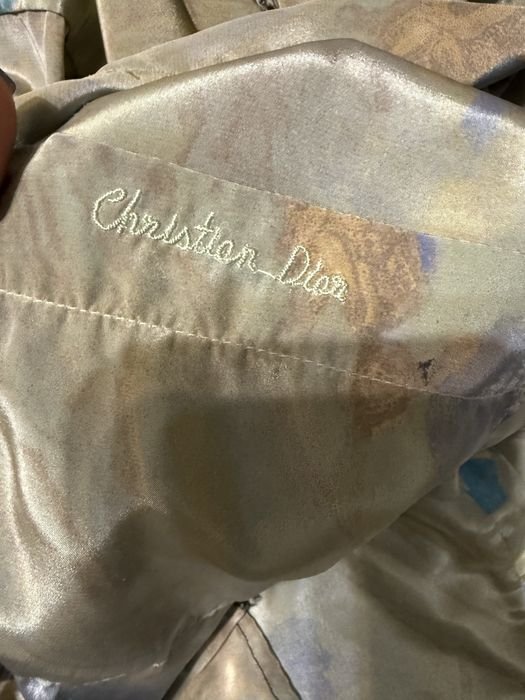 Men Dior Shirt Beige Silk