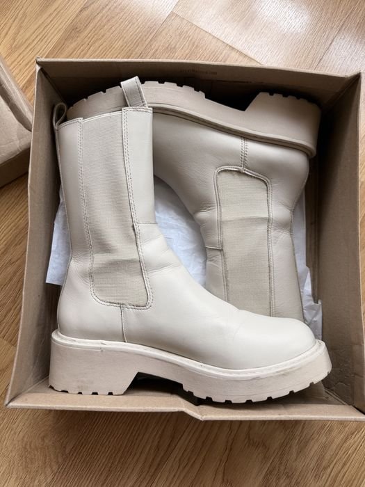 Женские Steve Madden Чоботы Бежевый Кожа 37