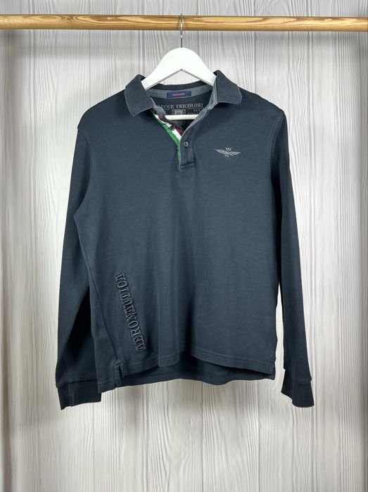 Мужской Aeronautica Militare Лонгслив Серый М