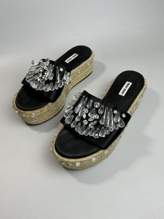 Женские Miu Miu Шльопанці 38
