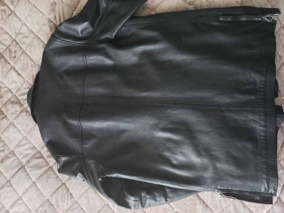 Men GIANFRANCO FERRE Jacket Black Leather 46