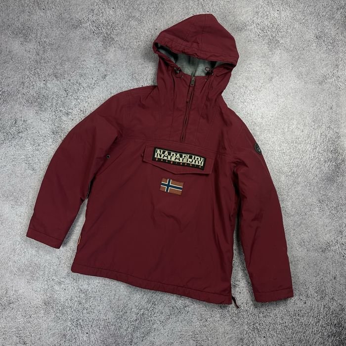 Мужской Napapijri Анорак Бордовый M