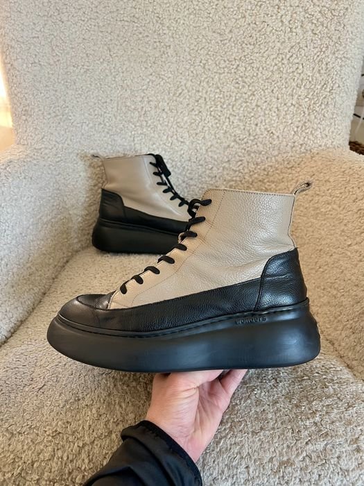 Женские Wonders Ботинки Бежевый Кожа 41