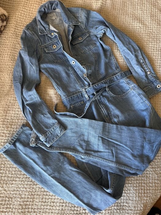 Femme Pepe Jeans Combinaison Bleu Denim 34