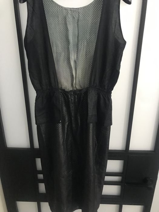 Women Sportmax Dress Black Leather