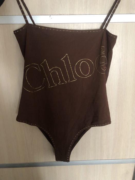Женский Chloé Купальник Коричневый 50