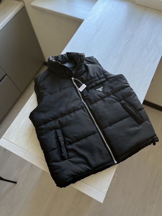 Homme Prada Gilet Noir