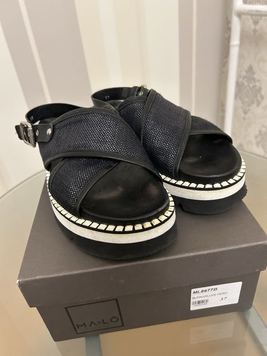 Donna Tacchi Neri Pelle 37