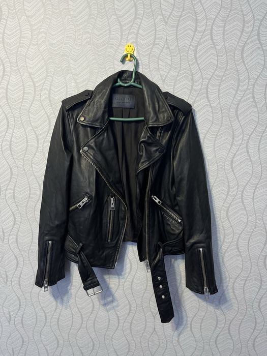 Женская AllSaints Куртка Чёрная Кожа