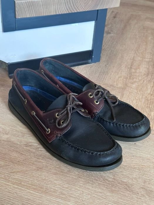 Мужские Sperry Лоферы Тёмно-синий Кожа 45