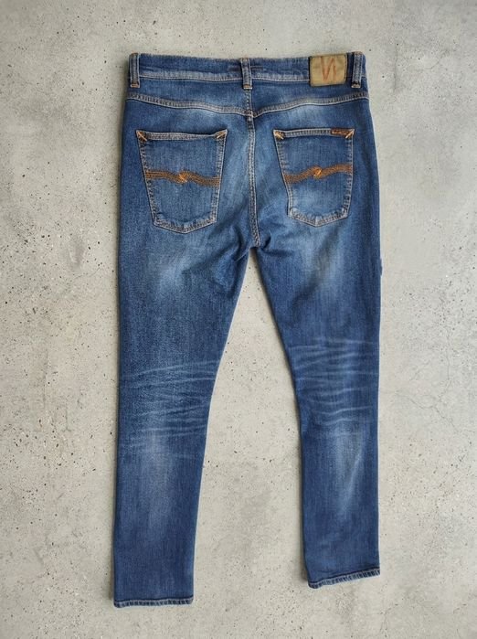 Women Nudie Jeans Jeans Navy Denim 38