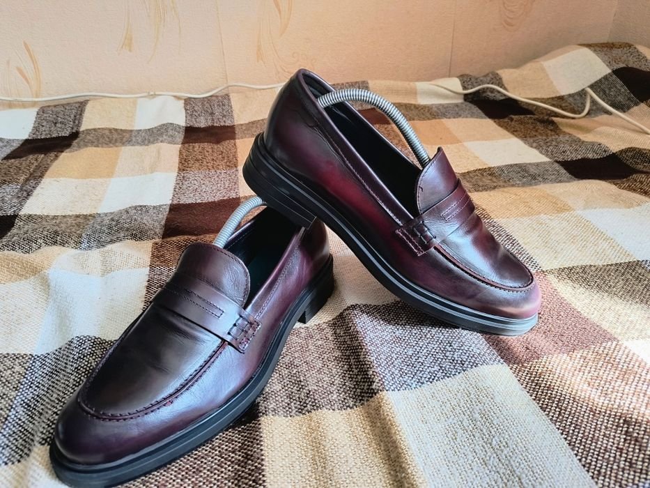 Homme Marc O'Polo Mocassins Bordeaux Foncé 42