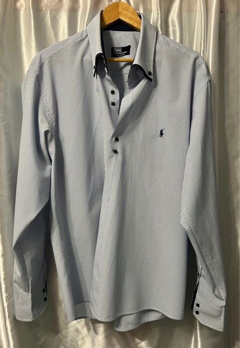 Мужская Ralph Lauren Рубашка Белая Хлопок 44