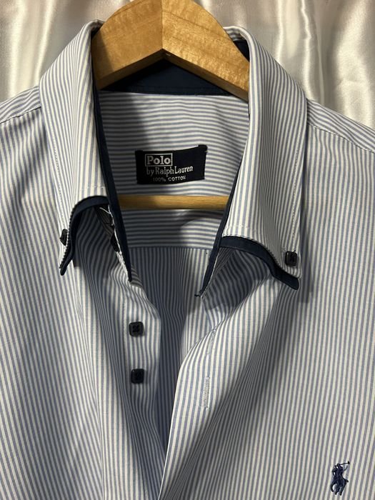 Мужская Ralph Lauren Рубашка Белая Хлопок 44
