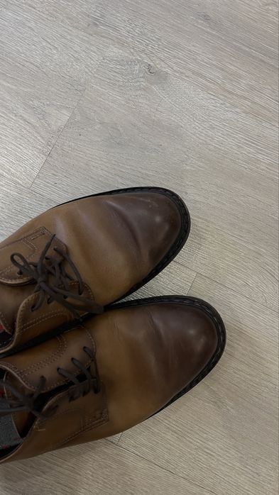 Мужские Mephisto Туфли Коричневые Кожа 43