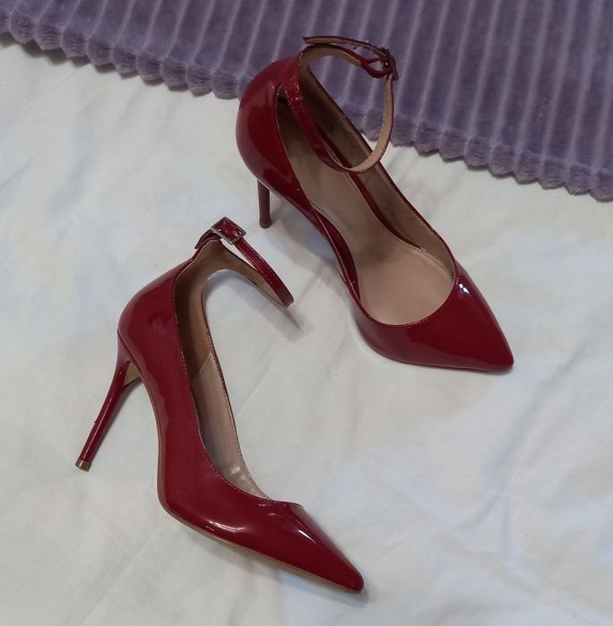 Женские Kurt Geiger Туфли Красные Кожаные 37