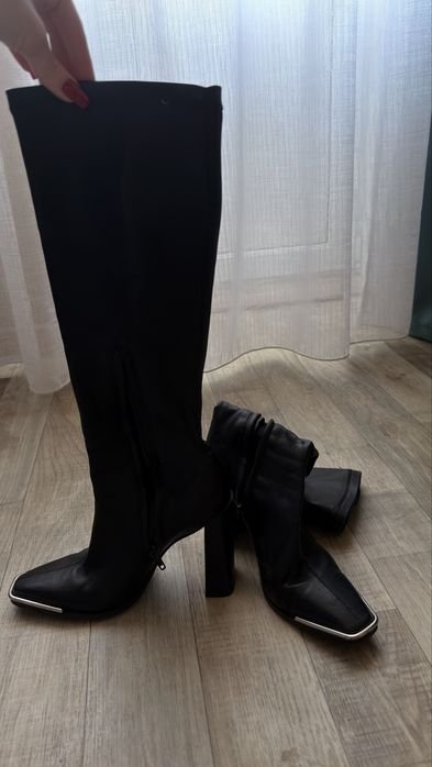 Женские Alexander Wang Ботинки Чёрные 36