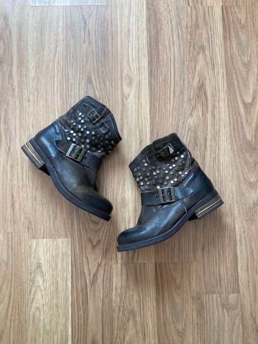 Мужские A.S 98 Боты Винтажные Кожа 39
