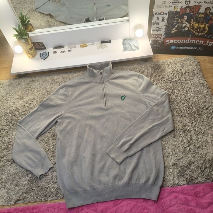 Мужской Lyle & Scott Свитер Серый 38