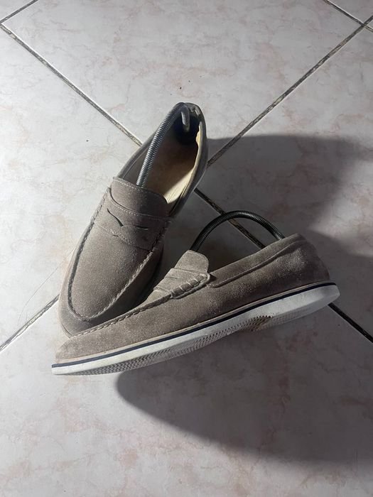 Мужской Hogan Лоферы Коричневый Замша 43