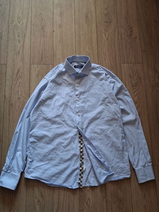 Мужской Aquascutum Рубашка Тёмно-синий 38