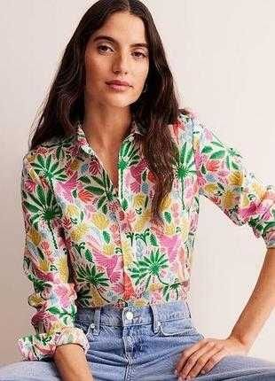 Женская Boden Рубашка Разноцветная M