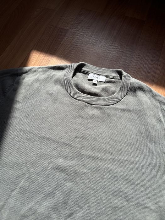 Мужской Reiss Свитер Серый Бавовна 38