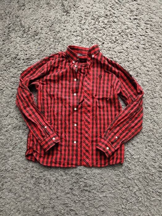 Мужской Fred Perry Рубашка Красный 38