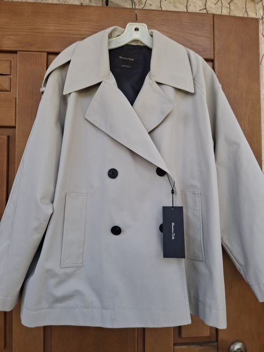 Women Massimo Dutti Trench Beige 42