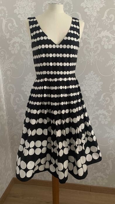 Женское Платье Чёрное Хлопок 34