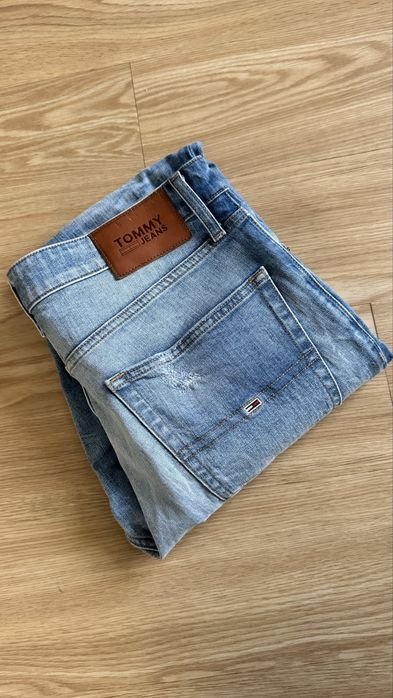 Uomo Tommy Hilfiger Jeans Blu Navy Denim 34