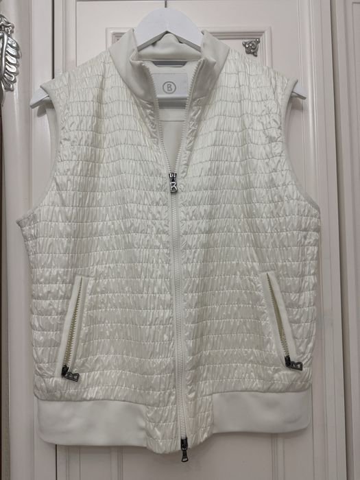 Femme Bogner Gilet Blanc