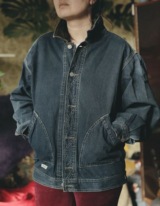 Homme Pepe Jeans Veste en Jean Noir Cuir 38