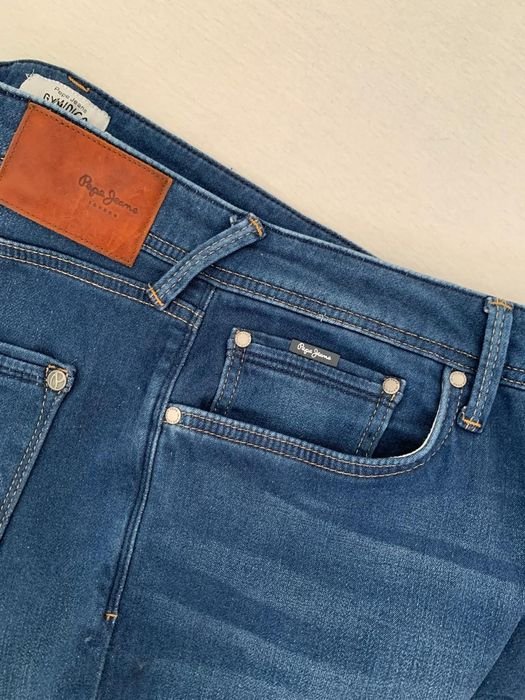 Homme Pepe Jeans London Jeans Bleu Marine Denim 34