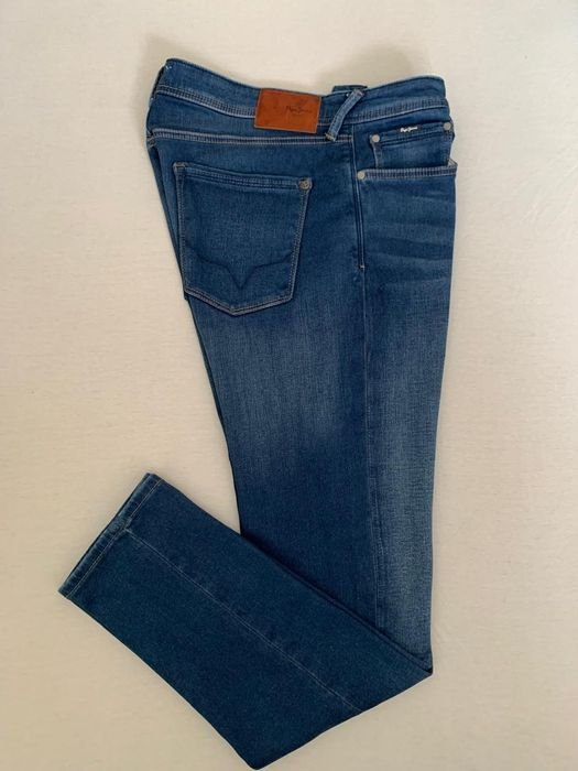 Homme Pepe Jeans London Jeans Bleu Marine Denim 34