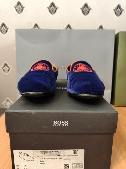 Uomo Hugo Boss Mocassini Altro Pelle 40.5